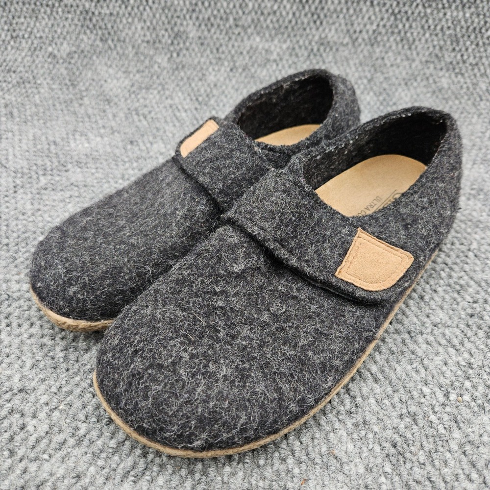 Giesswein Camden Women's 41 Gray Wool Slipper House Shoe Comfort Wool Slip On